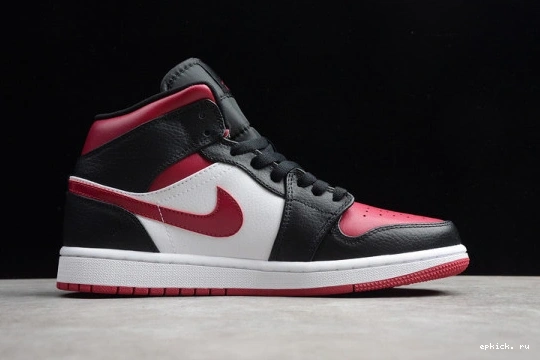 Cheap EP 554724-066 Air 554724-066 Jordan Mid  Bred Toe 1 0107